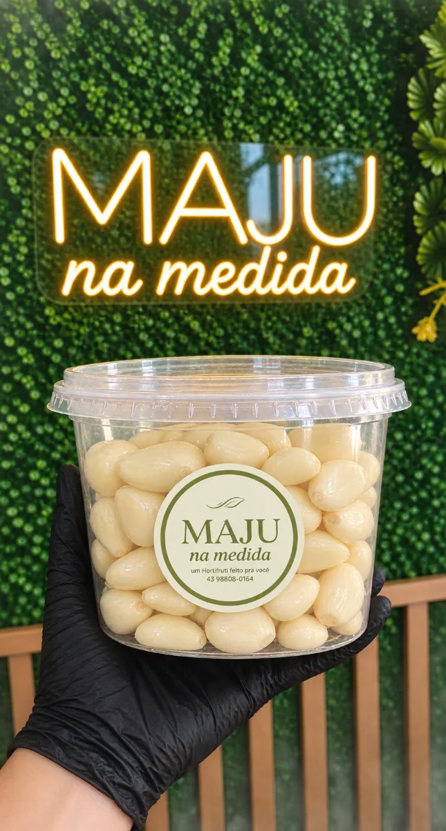 Alho descascado