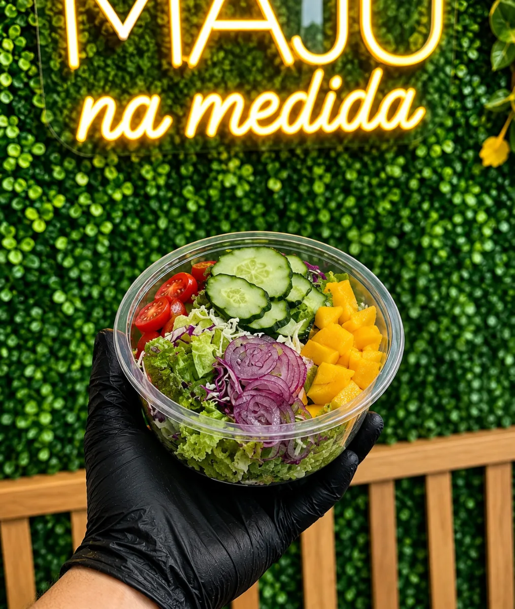 Salada mista no bowl