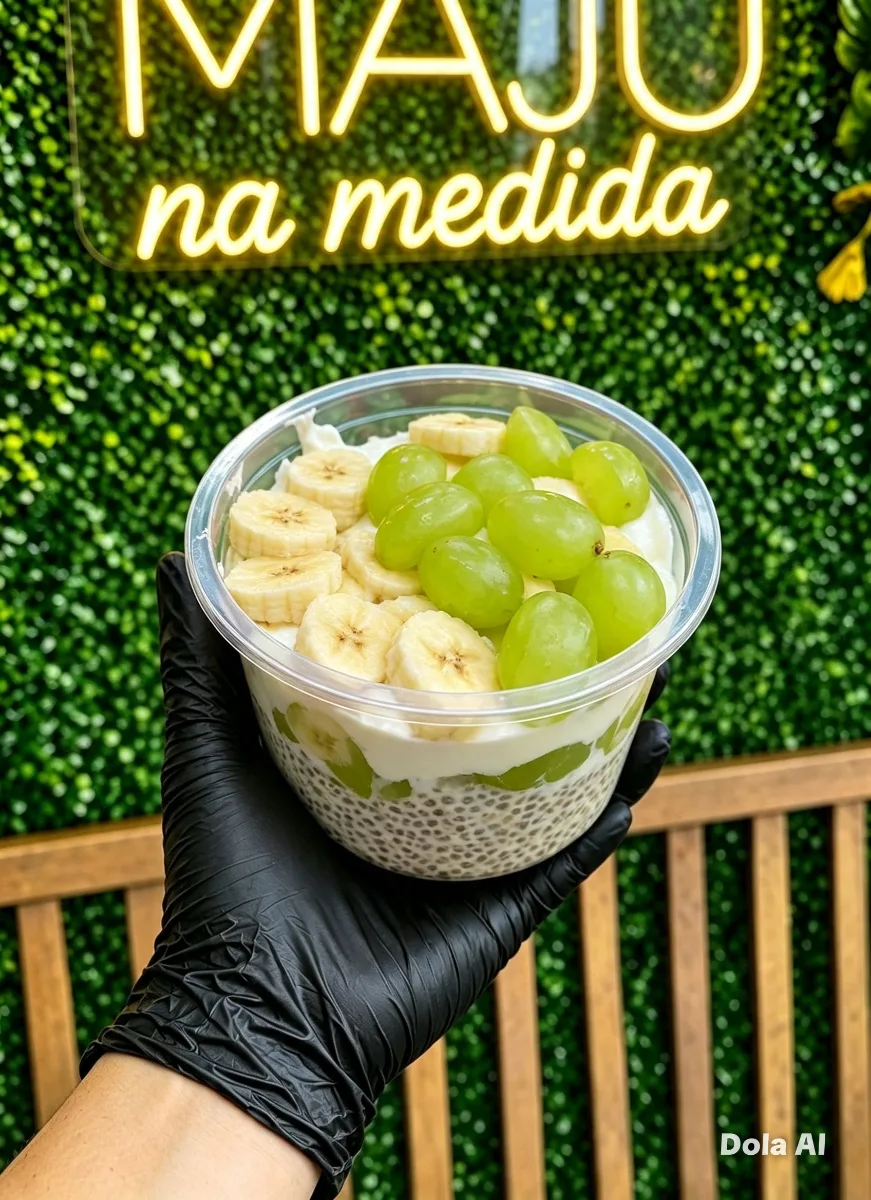 Overnight banana e uva