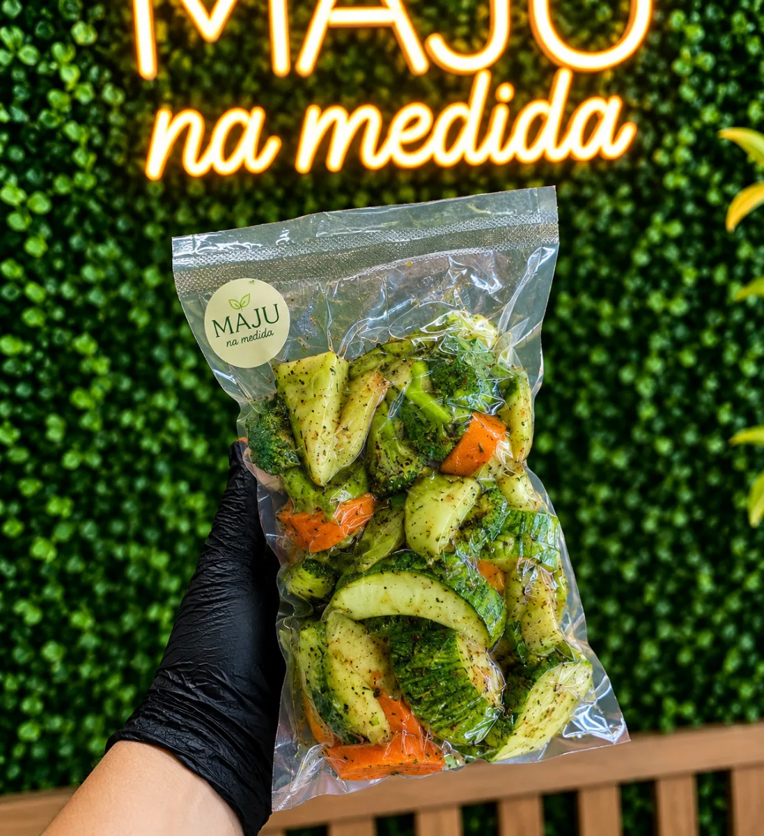 Mix legumes com chuchu temperado