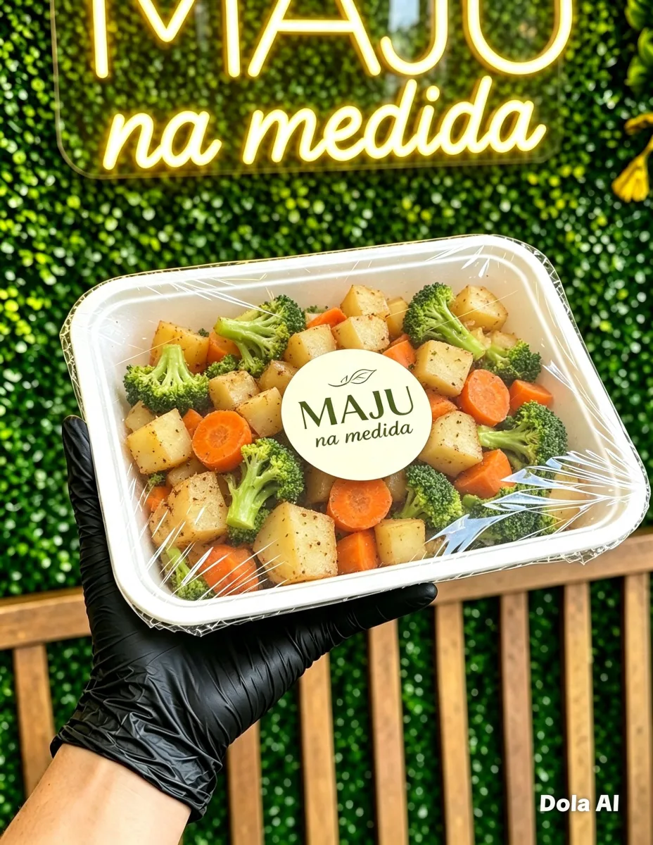 Kit batata inglesa, cenoura e brócolis temperado