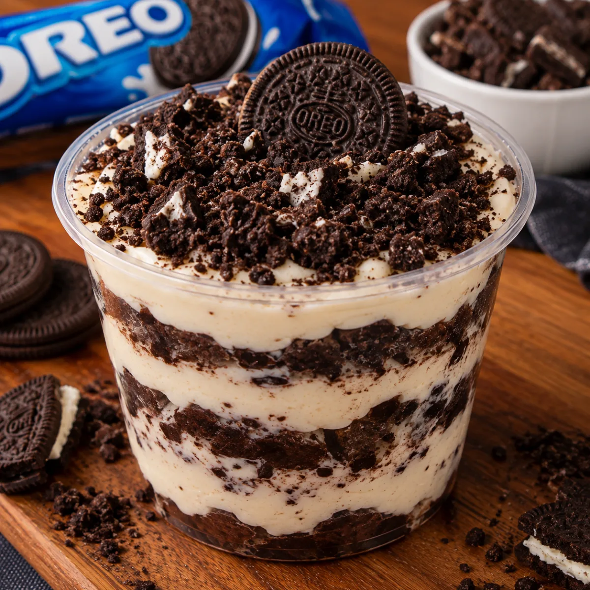 Pavê de bolacha oreo